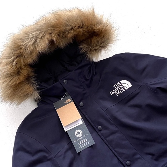 The North Face Mens Down & Feather Futurelight Blue Parka Jacket XL NWOT - Picture 5 of 5